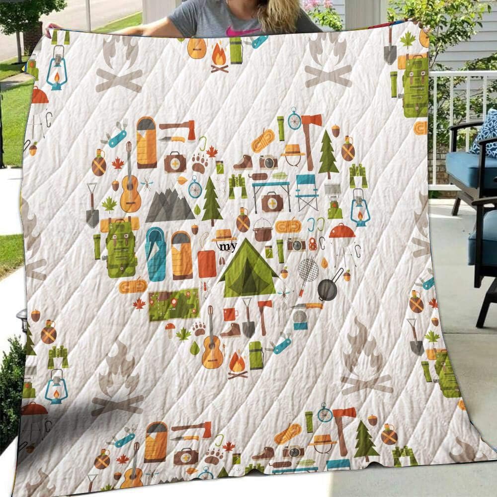 Amazon.com: I Love Hiking Quilt - Unique 3D Design, Suitable for All