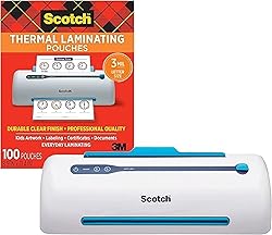 Scotch PRO Thermal Laminator and Pouch Bundle, 2