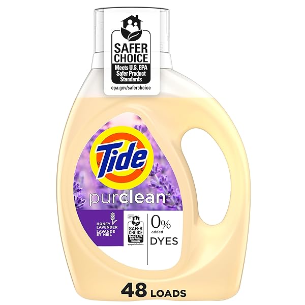 TIDE PURCLEAN LIQUID LAUNDRY DETERGENT, 63 FL OZ, 48 LOADS
