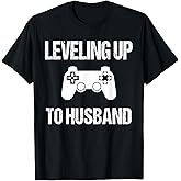 Engagement for Groom Video Game Lovers T-Shirt