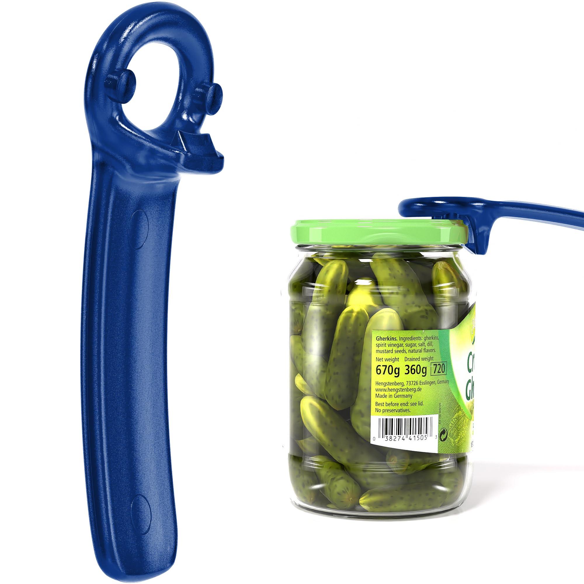 Photo 1 of 1 Pcs Readaeer Jar Opener for Weak Hand & Seniors with Arthritis (Blue)