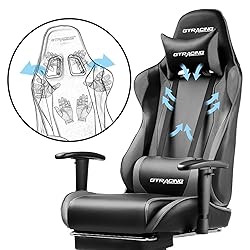 GTRACING Gaming Chair with Footrest, Ergonomic
