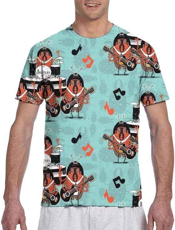 Amazon カブトムシ 小規模 オレンジミントグリーン 1ファッションメンズラウンドネックデザイン半袖スリムフィットカジュアルtシャツ シャツ 通販