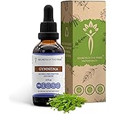 Secrets of the Tribe Gymnema Tincture Alcohol-Free Liquid Extract, Gymnema Sylvestre Dried Leaf (2 FL OZ)