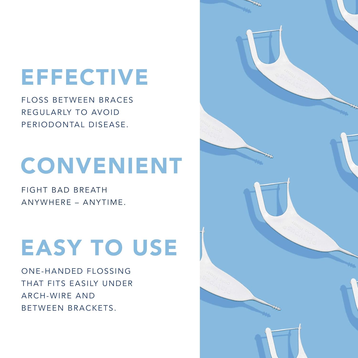 Platypus Ortho Flosser for Braces 30-Count (Pack of 3): Health & Personal Care