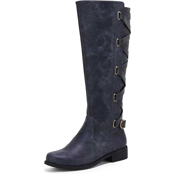 Amazon.com | Sugar Women's Riding Boots Heeled Knee High