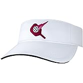 Pickleball Pro® Visor Women's Lightweight, UV-Protective, Stay Cool Sports Visor (Dark Pink Logo)