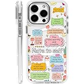OKBUOK for iPhone 15 Case [Compatible with Magsafe],Girls Women Clear Magnetic Case Silicone Shockproof Protective Cover with Pattern Cartoon Label Slogan