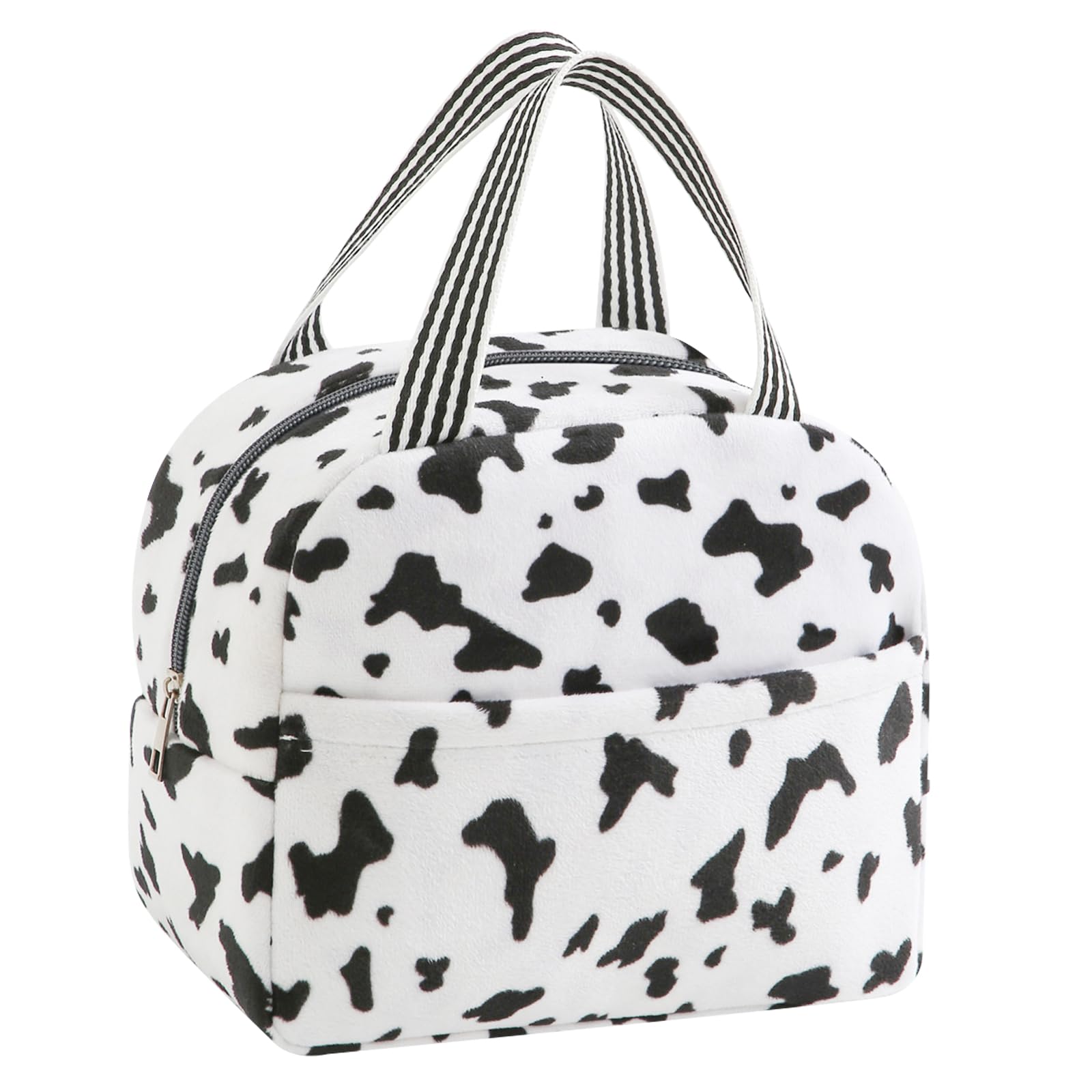 JSTHHTT Lunch Bag Insulated, Lunch Bags for Women, Lunch Cool Bag with Front Pocket, Lunch Box Container Tote Bags, Waterproof Lunch Holder, for Women,Men,Student and Kid