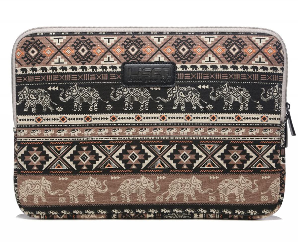 fdsmall Laptop Sleeve Case, 13-13.3 Inch,Laptop Sleeve Notebook Carrying Case Waterproof Shock Resistant Bag Case (elephant brown)
