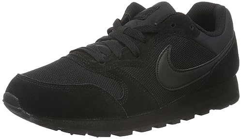 black nike mesh trainers