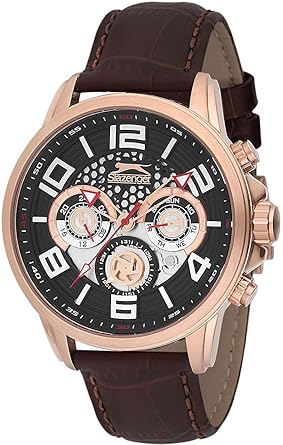 SLAZENGER Mens Chronograph Leather Watch-SL11328204