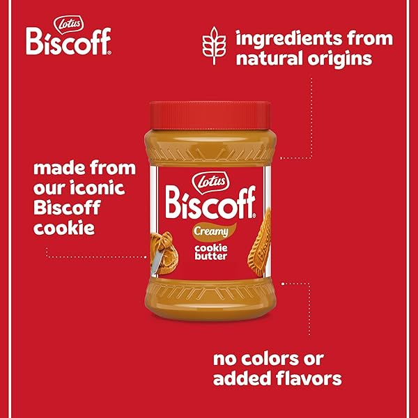LOTUS BISCOFF – COOKIE BUTTER SPREAD – CREAMY -NON GMO – VEGAN- 105.8OZ PAIL