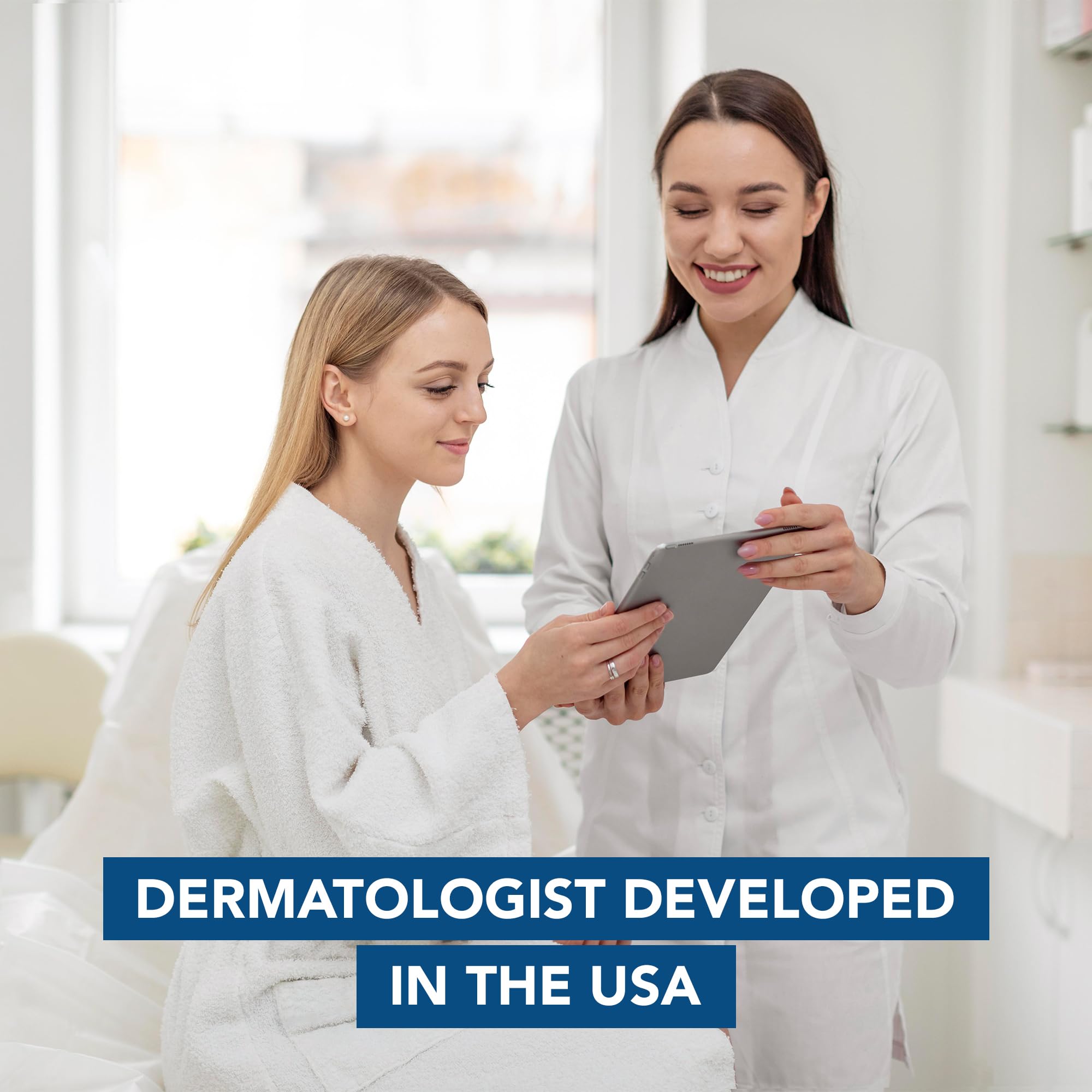 Kenkoderm Psoriasis Cream - Natural Moisturizing Face & Body Lotion with 2 Percent Salicylic Acid - Renewing Topical Formula for Dry & Sensitive Skin, Fragrance & Color Free, 10 oz., 1 Jar