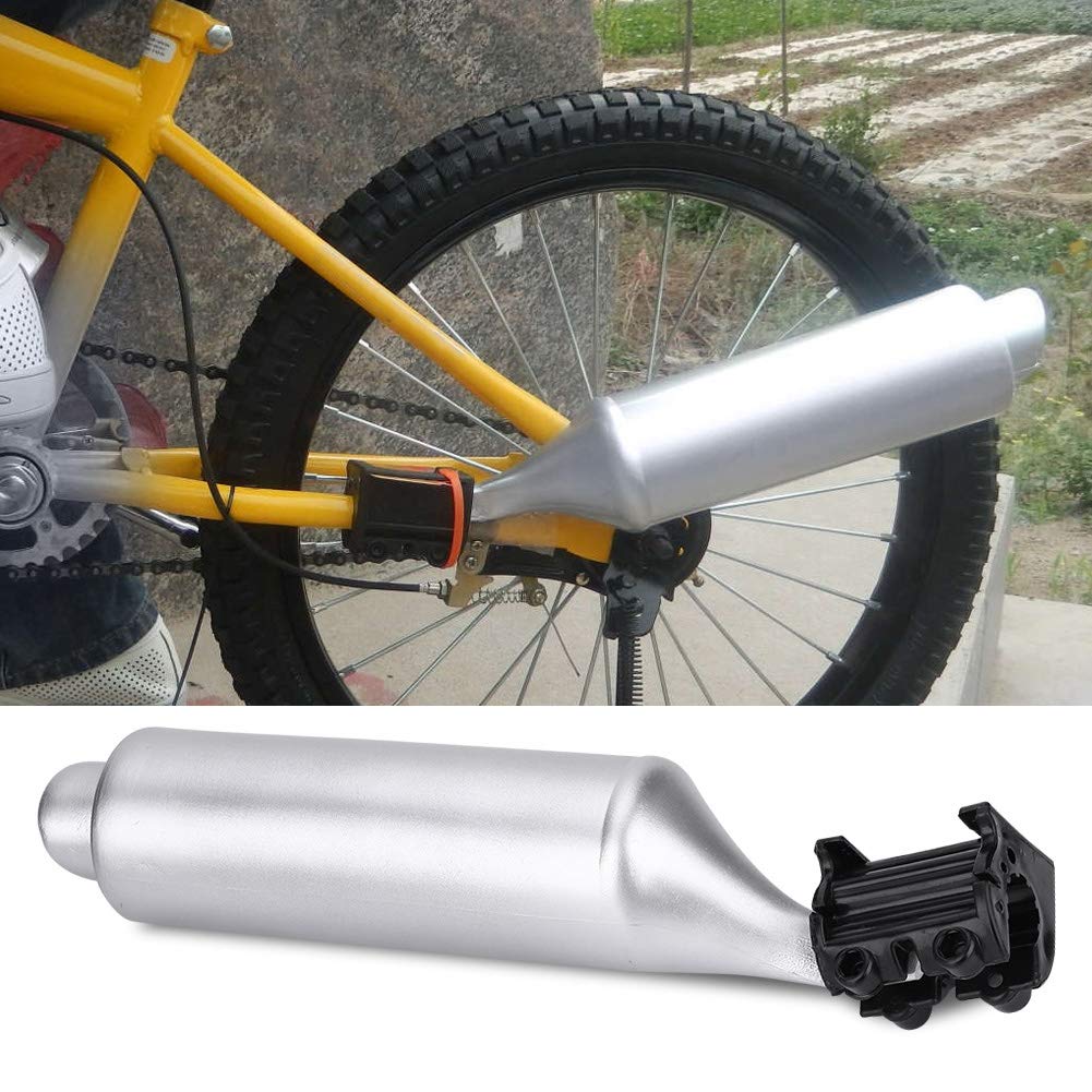 Regun Bike Exhaust Sound System, Bike Turbo Exhaust Pipe with Sound Effect, Bike Turbo Exhaust Pipe Motorcycle Noise Maker Cycling Accessories