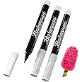 Bakerpan Food Coloring Markers, Brush Tip Black Edible Markers for Writing on Cake Pops and Candy Melts, Cake Decorating - Set of 3 (Made in USA)