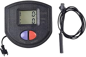 Fitness Equipment Step Counter Monitor with LCD Display for Steppers Exercise Bikes and Waist Shaping Machines