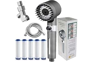 Shower Head, 2025 New Filtered Showerhead with Handheld, Adjustable Shower Head High Pressure with 59 Inch Hose/Bracket/Filte
