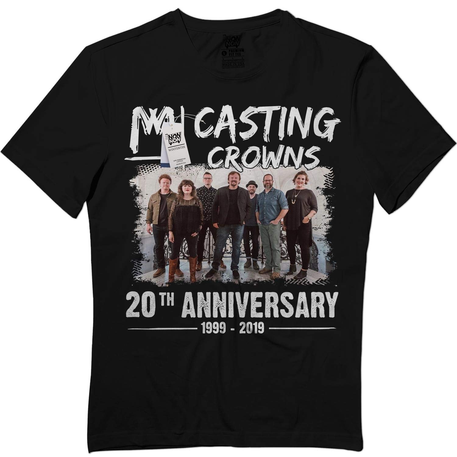 Casting 20th Anniversary 1999 2019 Christian Rock Band T Shirt Minaze