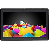iRULU eXpro X1 7 Inch Quad Core Google Android 4.4 Tablet PC, 1024 x 600 Resolution, with Dual Cameras, Wi-Fi, Games, 8GB Nand Flash (Black)