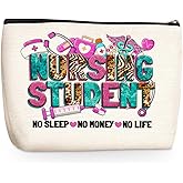 Inspirational Nurse Gifts RN Nurse Student Nurse Makeup Bag Cosmetic Bag Nurse Accessories for Work Nurse Bag for Women Nurse Nursing Graduation Gifts Birthday Christmas Nurse Week Appreciation Gift