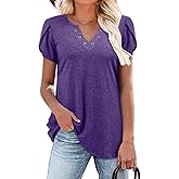onlypuff Tunic Tops for Women Flowy Boho Tops