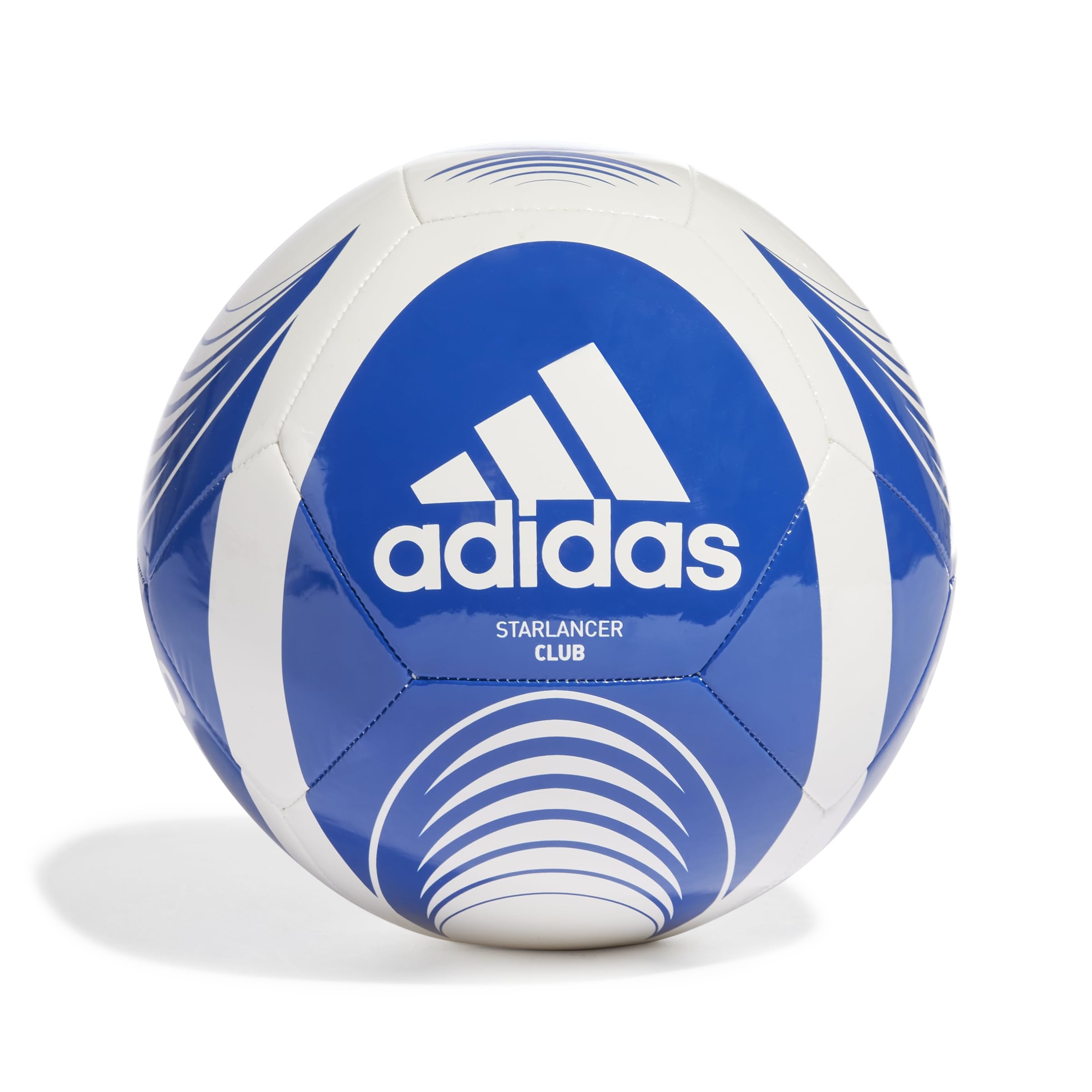 adidas Unisex Starlancer Club Soccer Ball, Team Royal Blue/White/White, 5
