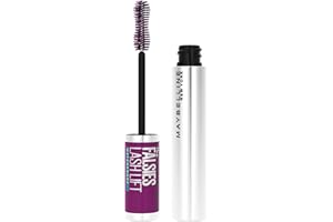 Maybelline The Falsies Lash Lift Waterproof Mascara Volumizing, Lengthening, Lifting, Curling, Multiplying, Eye Makeup, Brownish Black, 1 Count