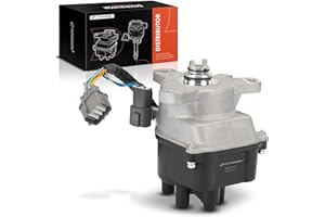 A-Premium Ignition Distributor with Cap and Rotor Compatible with Honda Civic 1992-1995, Civic del Sol 1993-1995, 1.5L