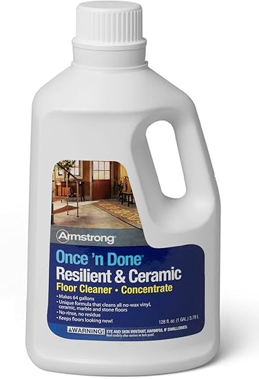 Amazon Com Armstrong Once And Done Resilient Ceramic Floor
