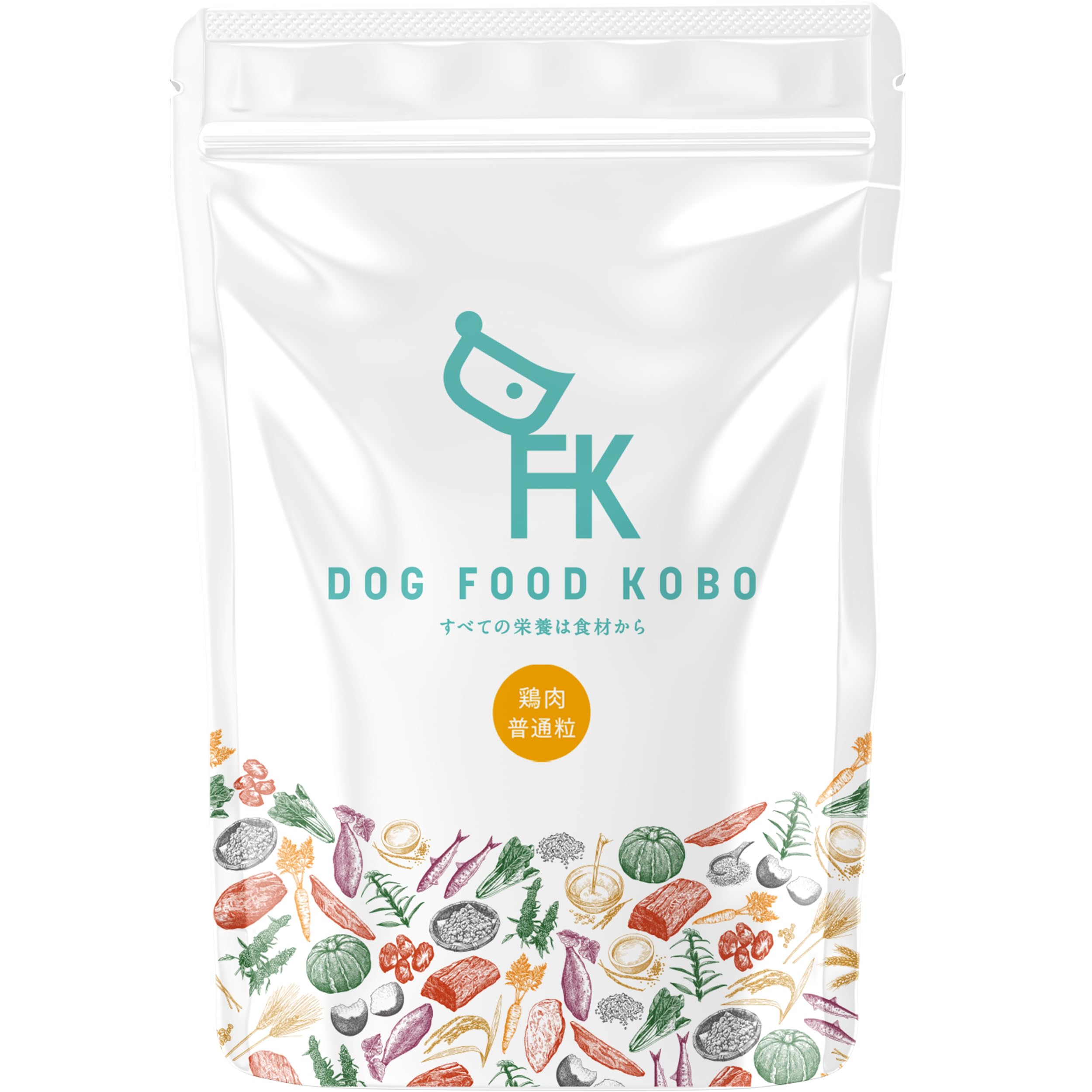 ドッグフード工房 無添加国産ドライフードカリカリタイプ鶏肉700g シニア成犬用小型犬の商品画像