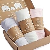 TotCare Bassinet Fitted Sheets for Chicco LullaGo Anywhere, Baby Bjorn Cradle and 14 x 29 Mattress Pad - Buttery Soft, Premium Stretchy Jersey Knit Sheets - Pale Pink + Lavendar + Cloud, 3 Pack