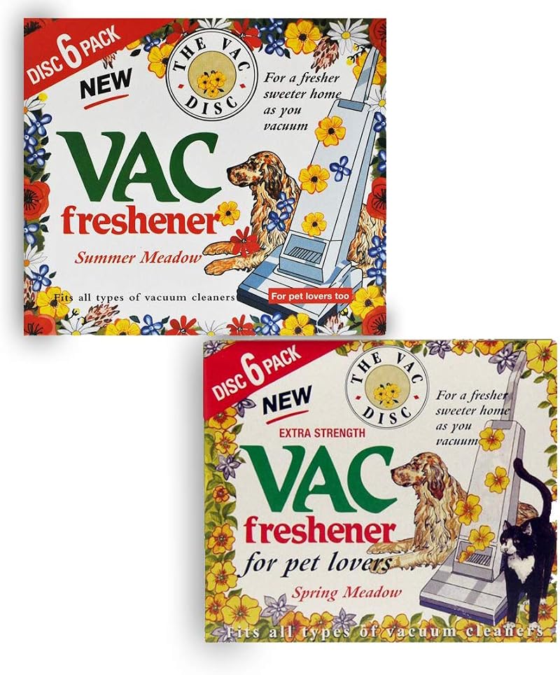 Daisleep Vac Vacuum Cleaner Freshener Spring Meadow 12 Disc Pack