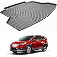 CRV Cargo Liner 2007-2016: DISUTOGO Cargo Mat Fit for Honda CR-V 2007-2016 All Weather TPE Rear Trunk Liner Waterproof Durable Trunk Mat Accessories Black
