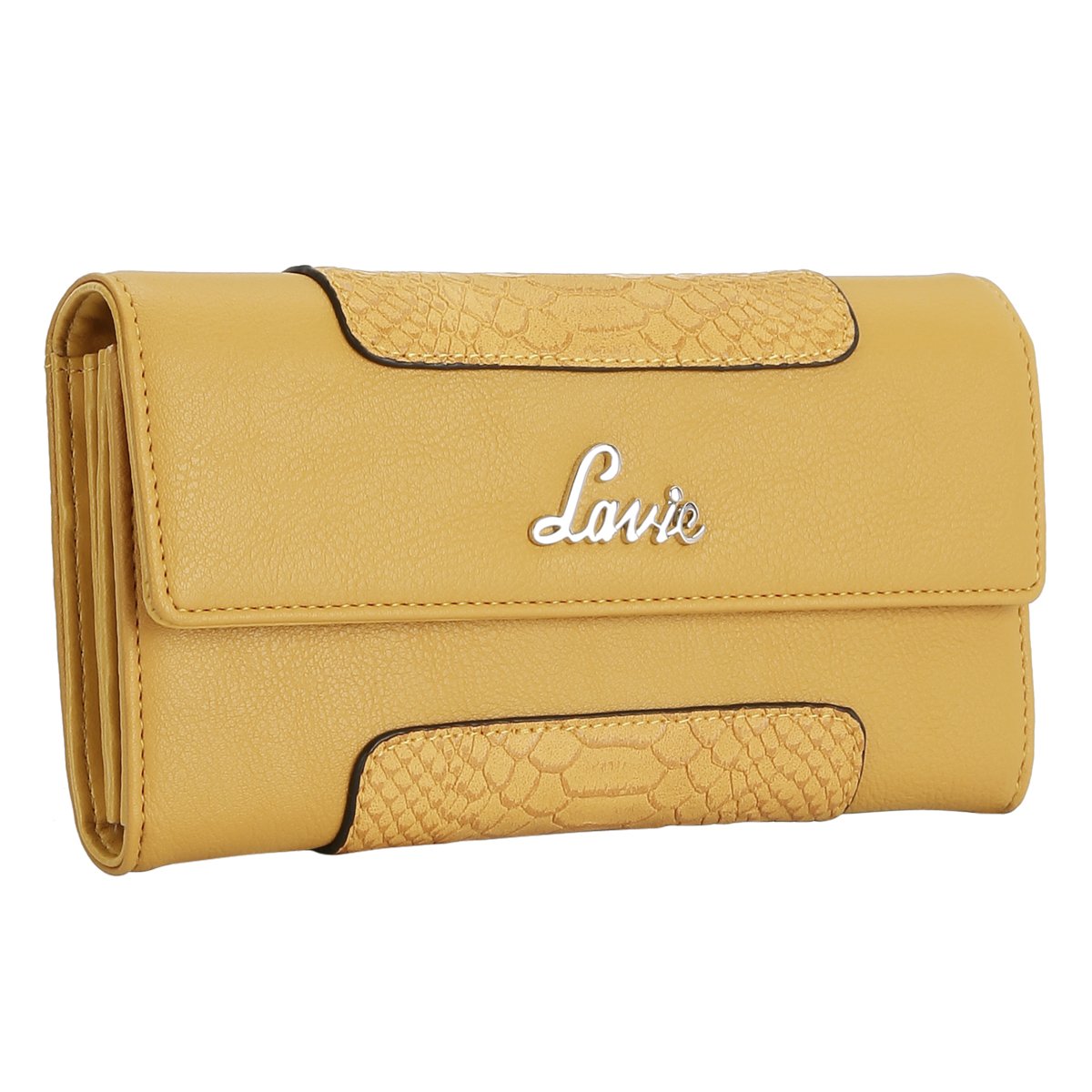 lavie roma women's clutch (ocher)