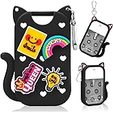 Littdonkey 2026 Pro Cat Silicone Case for Touchland Hand Sanitizer Spray, Hand Sanitizer Holder Keychain with 4 Cute Charms for Touch Land Mist 1FL. OZ