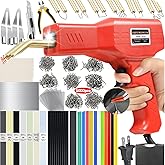 Upgraded 220W Plastic Welder, 2 in 1 Plastic Welding Kit Plastic Repair Welder Kit 1000PCS Hot Stapler Soldering Gun with 100