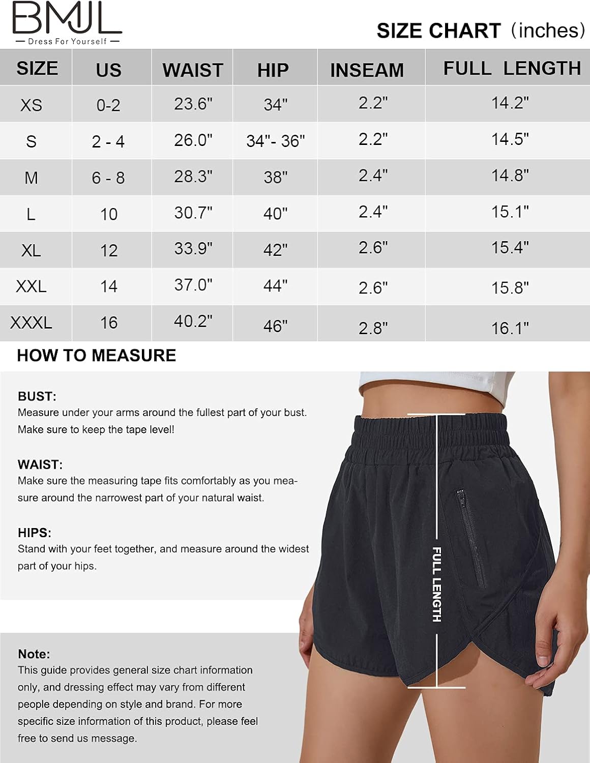 BMJL Women's Running Shorts Elastic High Waisted Shorts Pocket Sporty Workout Shorts Quick Dry Athletic Shorts Pants: Clothing