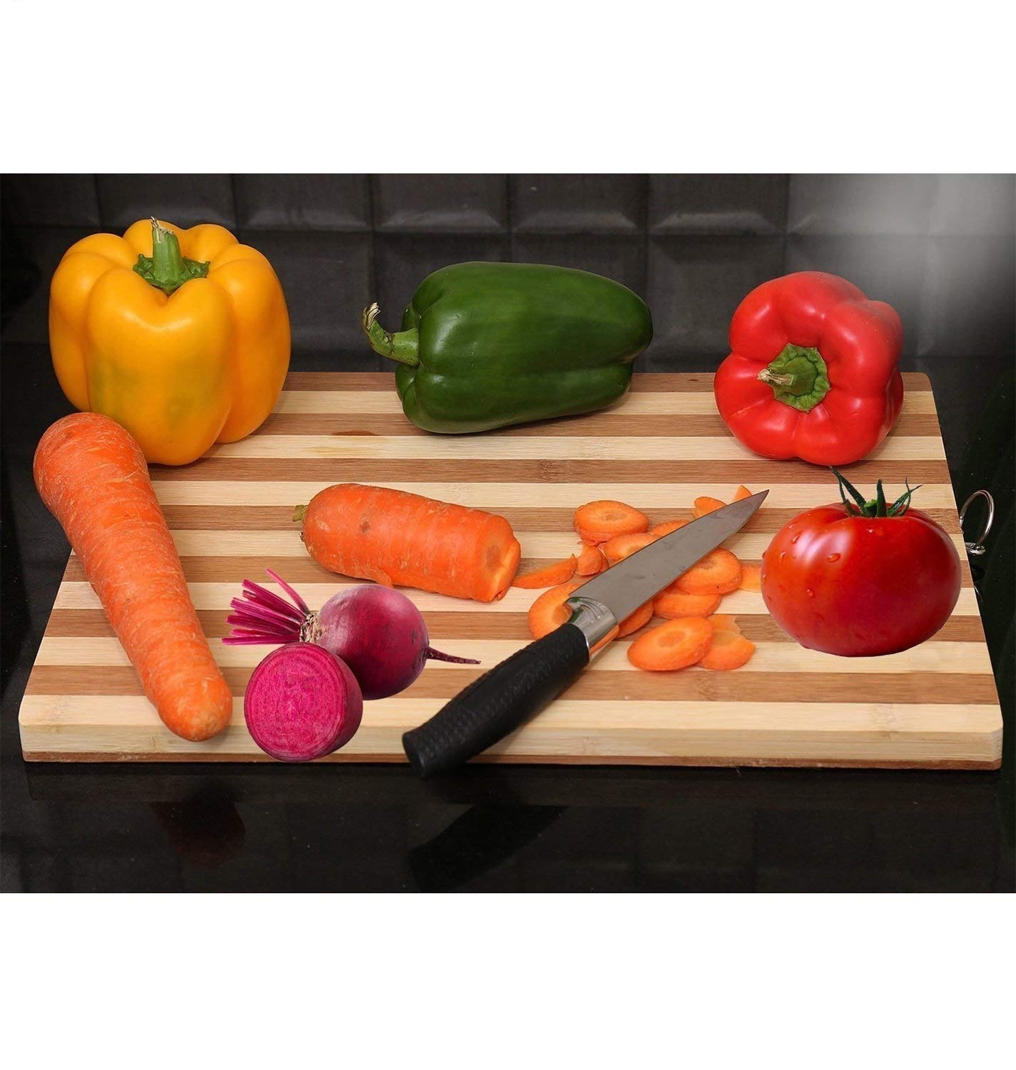 Buy SATMPD Wooden Fruit Chopping Cutting Board for Kitchen, Kitchen