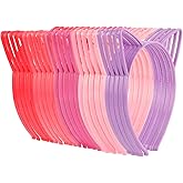 KICOSY 25Pcs Cat Ears Headbands for Women Plastic Kitty Hairbands Taylor Party Decorations Cat Ear Hair Hoops Halloween Decorations Gabby Party Favors Birthday Supplies Costume Daily Wearing