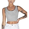 LODAY Women Transgender Tomboy FTM Elastic Chest Binder Bra Pullover Tank Top