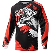 Youth Motocross Jersey for Dirt Bike Jersey for 5-12 Year Olds for Motorcycle Cycling Bicycle BMX MX ATV Riding Off Road