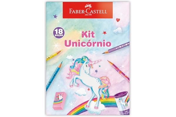 Kit Unicórnio, 370516, Faber-Castell, 18 peças, *Edição Limitada*