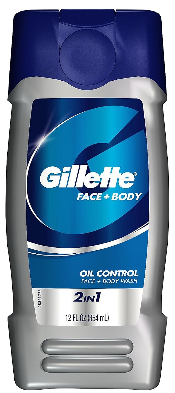 Gillette face&Body wash Oil con 12oz (037000164869)