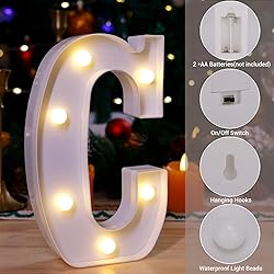 TRONSBOO LED Marquee Sign Light Up
