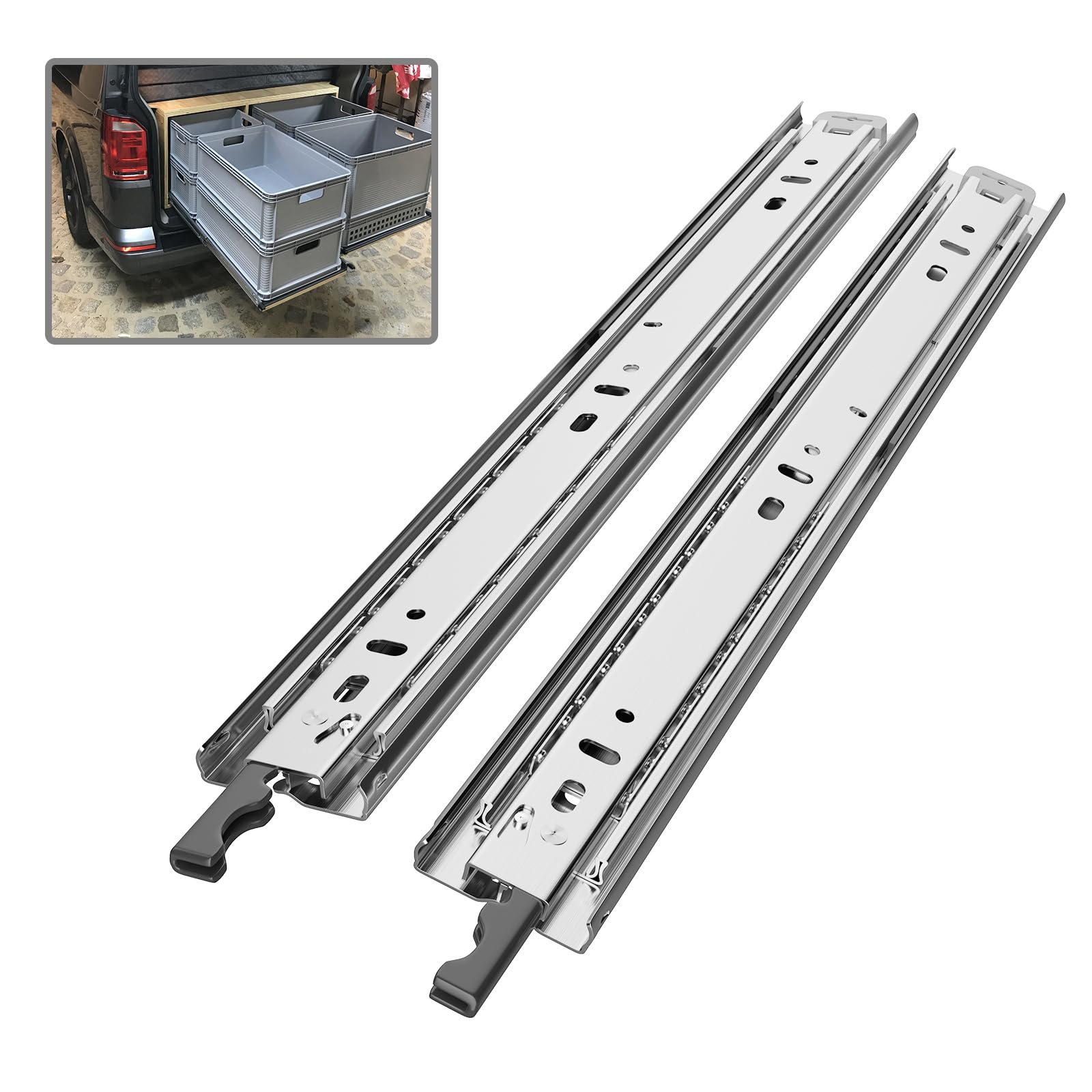 Mua 1 Pair 12 Inch 150 Lb Heavy Duty Drawer Slides with Lock Full Extension Ball Bearing