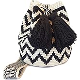 MEDIUM Wayuu Mochila Bag For Women original bolsa tejida colombiana authentic crochet pattern Gift from Colombia | AUTHENTIC WAYUU