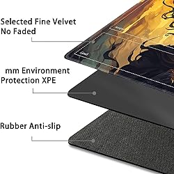 JVGFYNKL for TCG Playmat, Playmat with Zones, 24x14