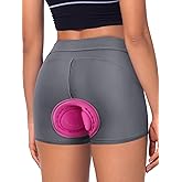 BERGRISAR Women's Cycling Underwear 4D Padded Bike Shorts Biking Bicycle Undershorts Mountain Bike Undershorts