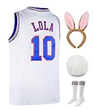 Youth Basketball Jerseys #10 Lola Space Jerseys for